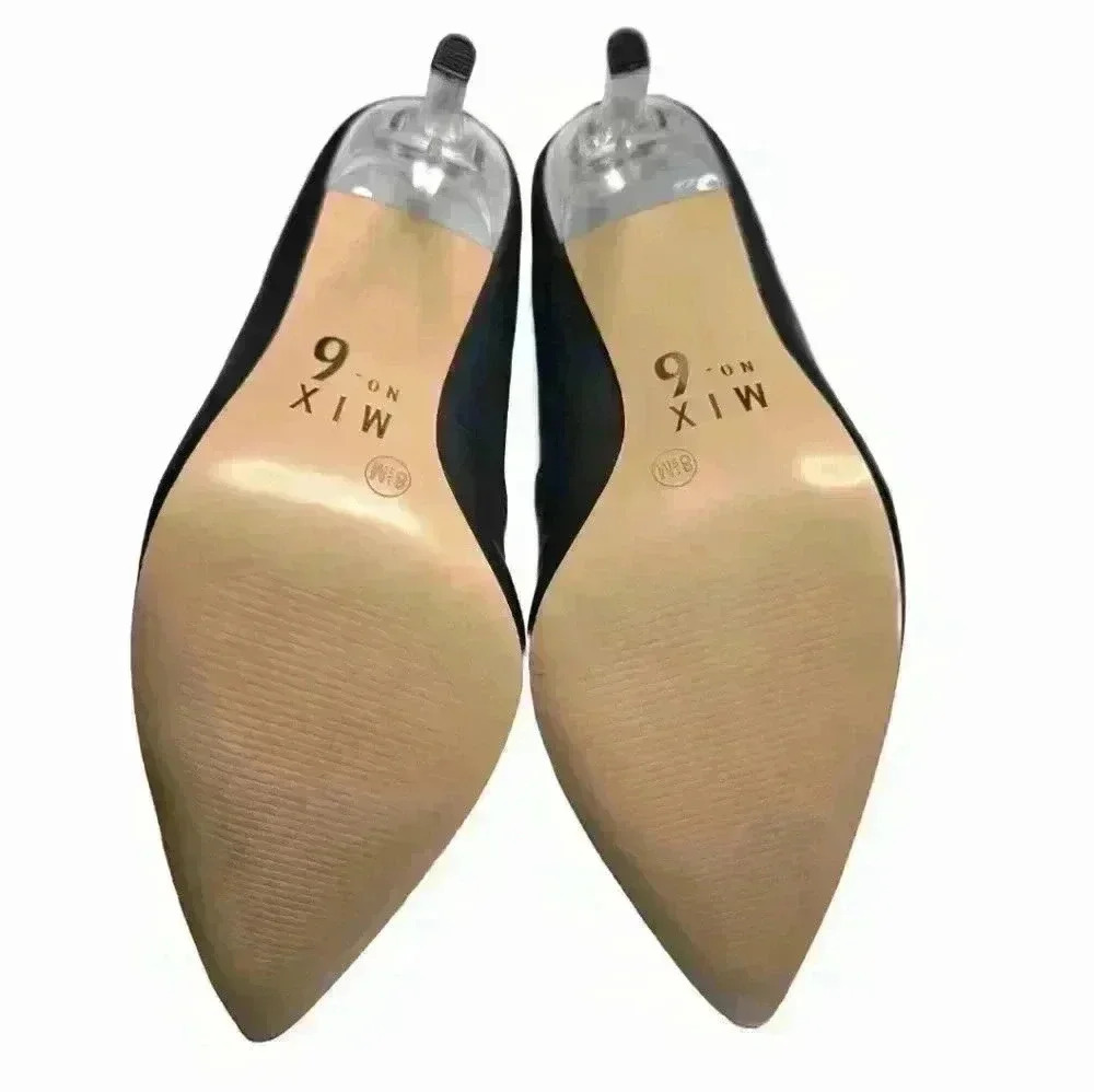 Max No. 6 Black Stiletto Heels – Classic Elegance with a Modern Twist - Picture 13 of 14